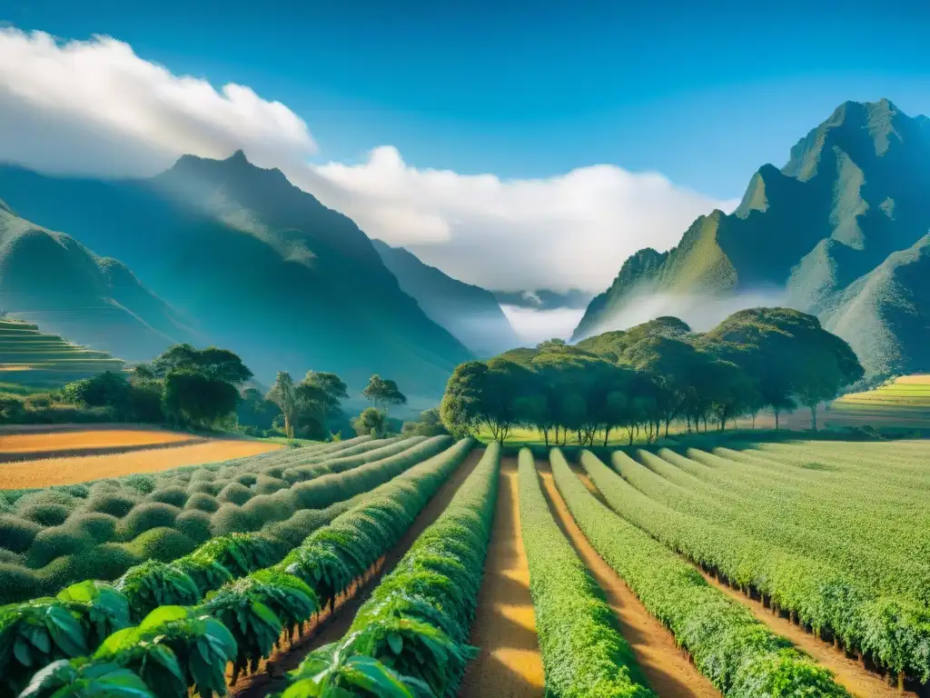 Plantación de Chirimoya en Perú: agricultores recolectan con orgullo la fruta exótica del Perú