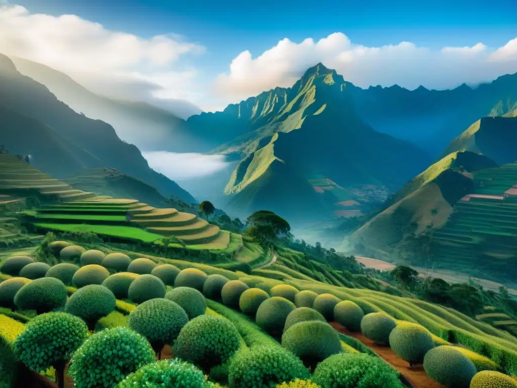 Esplendor del aguaymanto en los Andes peruanos Plantación de aguaymanto en los Andes peruanos: superalimento internacional y Perú