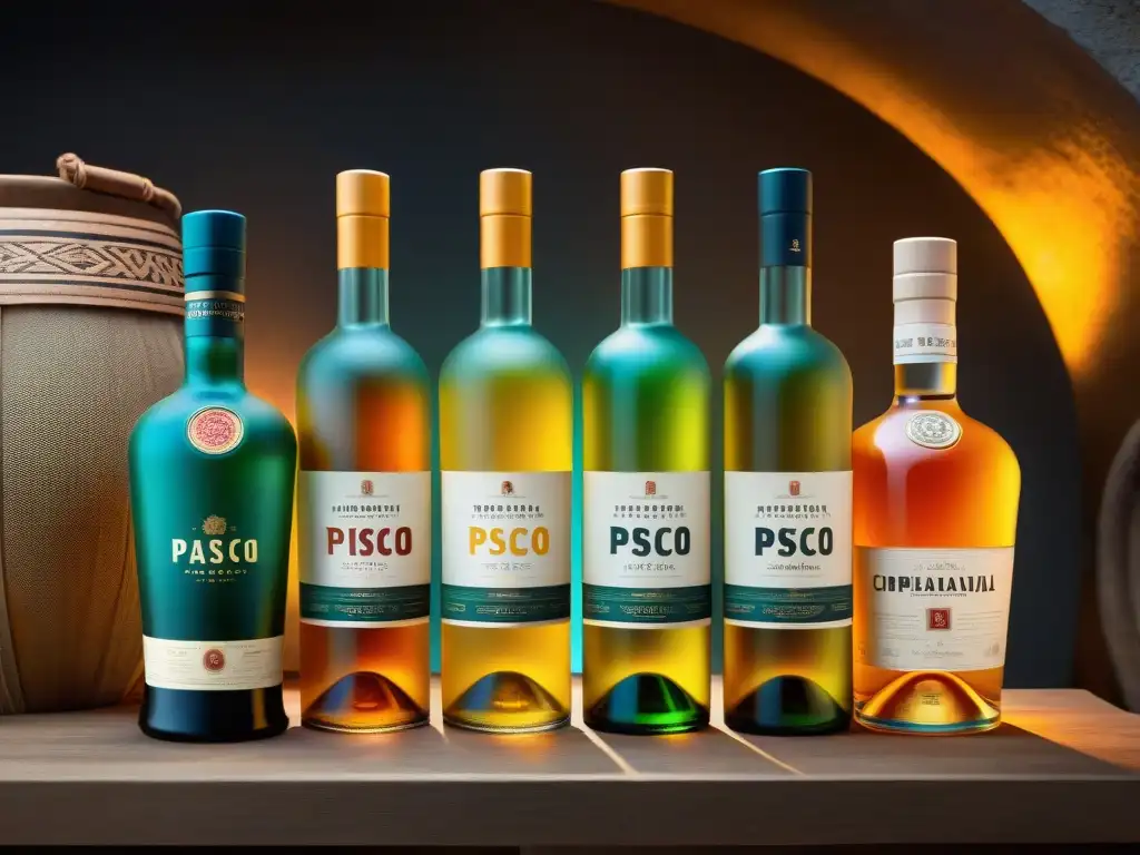 Una bodega rústica con piscos autor, etiquetas innovadoras y sofisticación en cada detalle