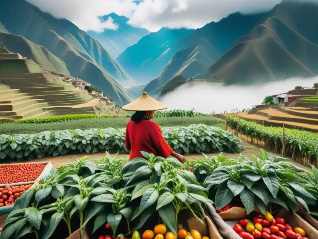 Un campesino peruano preserva el rocoto en los Andes