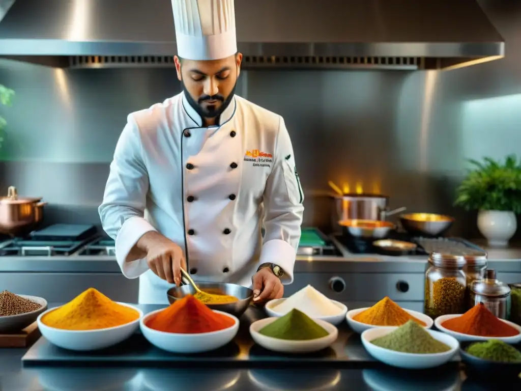 Un chef fusiona el ají amarillo en un exótico curry, mostrando formas innovadoras de usar Ají en la cocina global