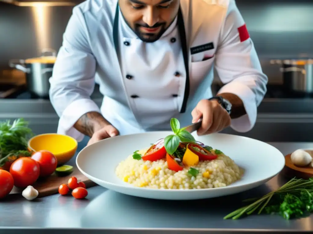 Un chef italo-peruano experto fusiona sabores en cocina moderna