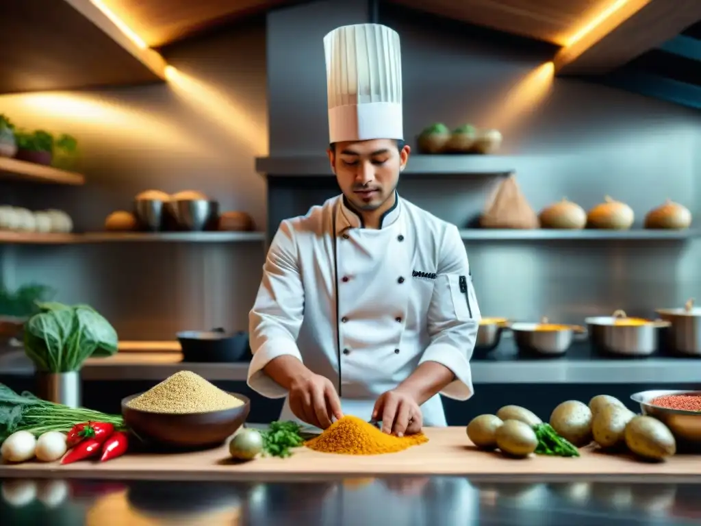 Un chef peruano fusiona innovación y tradición en la cocina