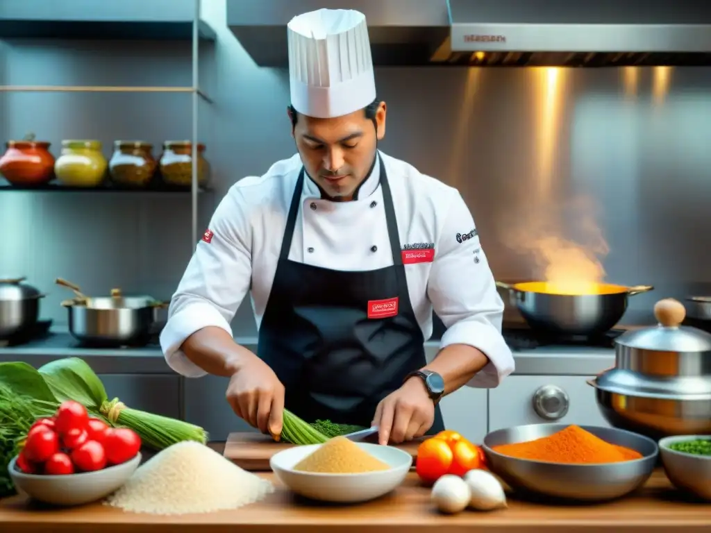 Un chef peruano fusiona tradición e innovación en la cocina