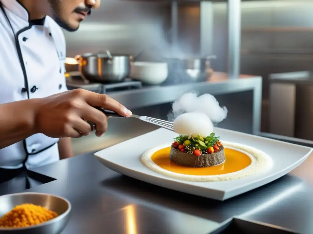 Un chef peruano transforma la cocina con técnicas modernas, creando platos innovadores