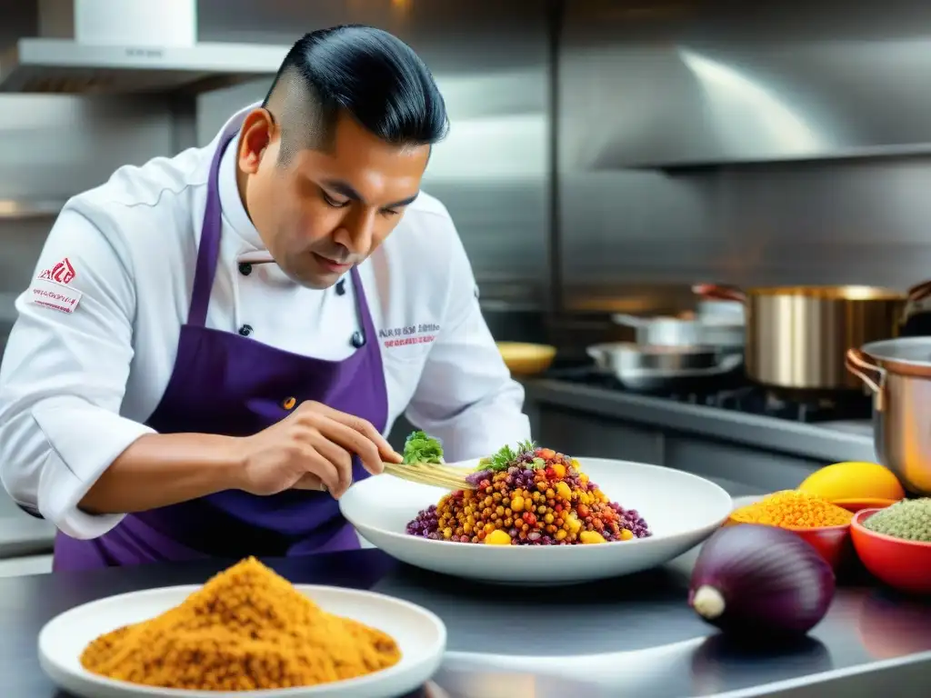 Un chef peruano fusiona tradición e innovación en la cocina con maestría