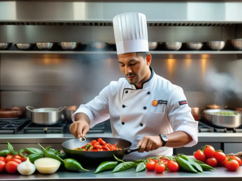 Un chef peruano fusiona con destreza sabores italianos y técnicas peruanas