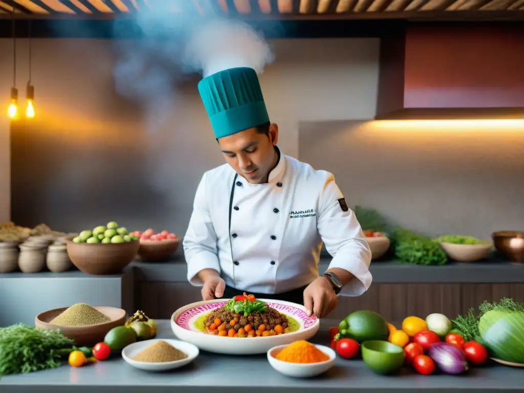 Un chef peruano prepara una fusión culinaria en Cusco