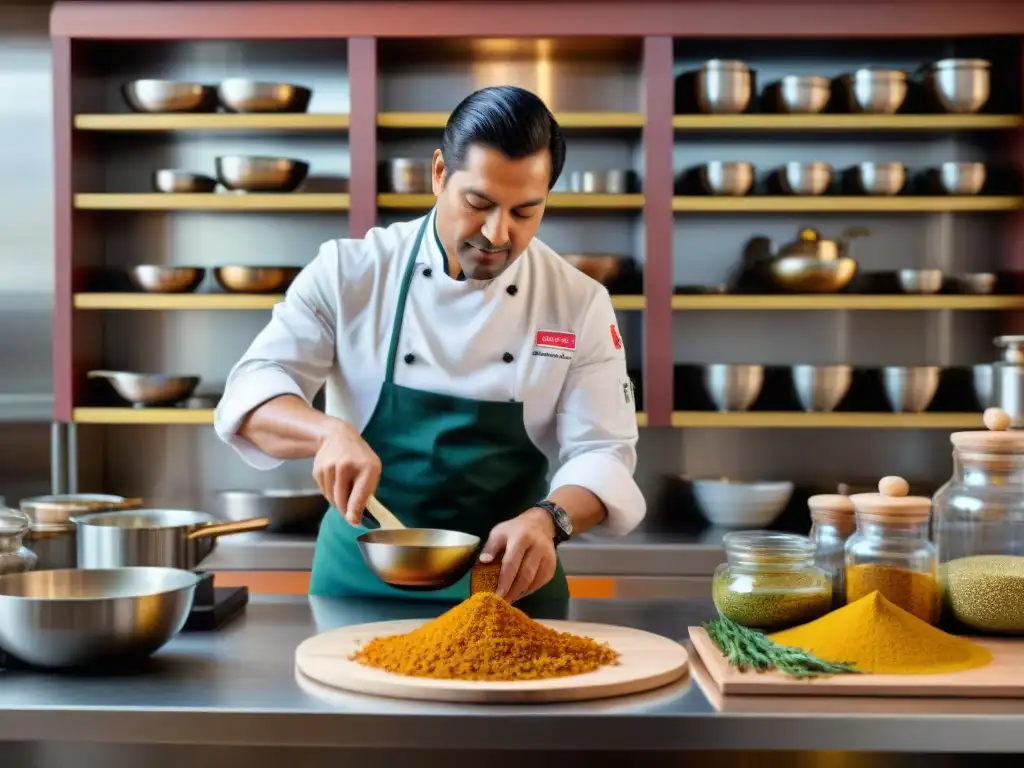 Un chef peruano fusiona ingredientes autóctonos con sabores internacionales en una cocina de vanguardia