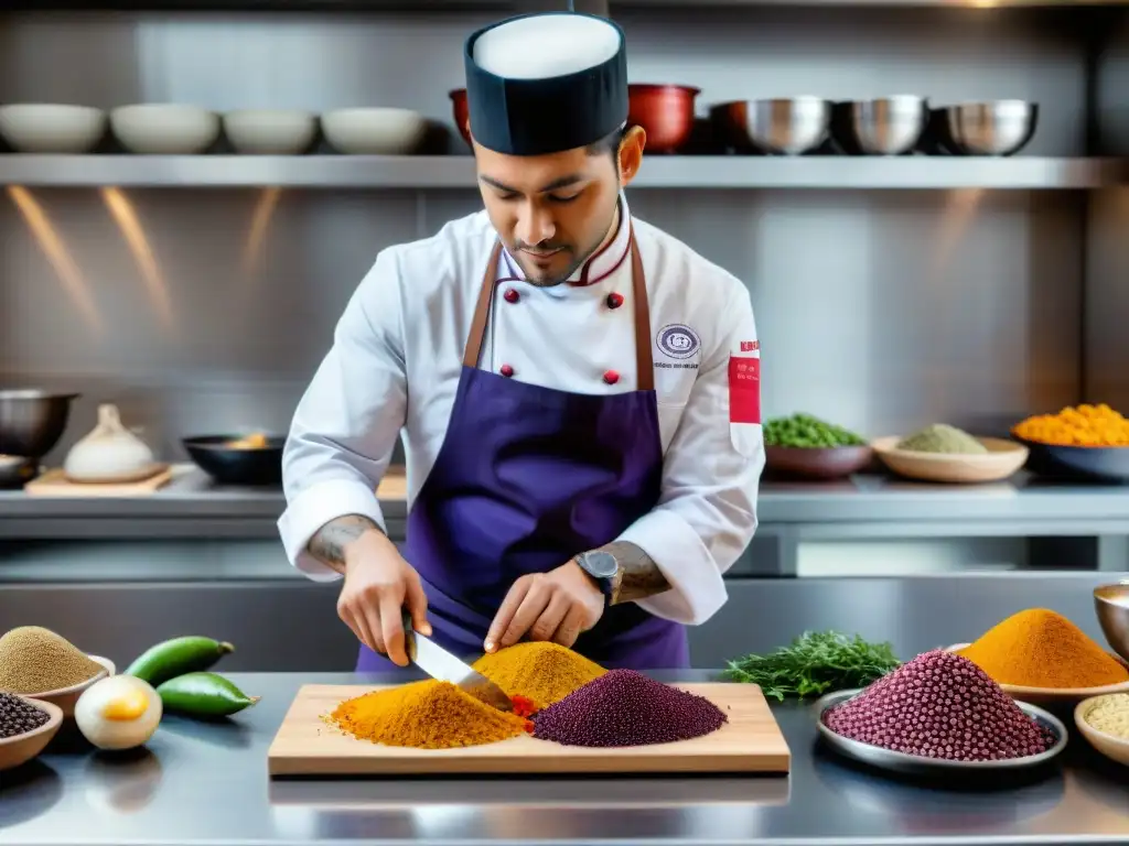 Un chef peruano fusiona ingredientes autóctonos en una cocina moderna