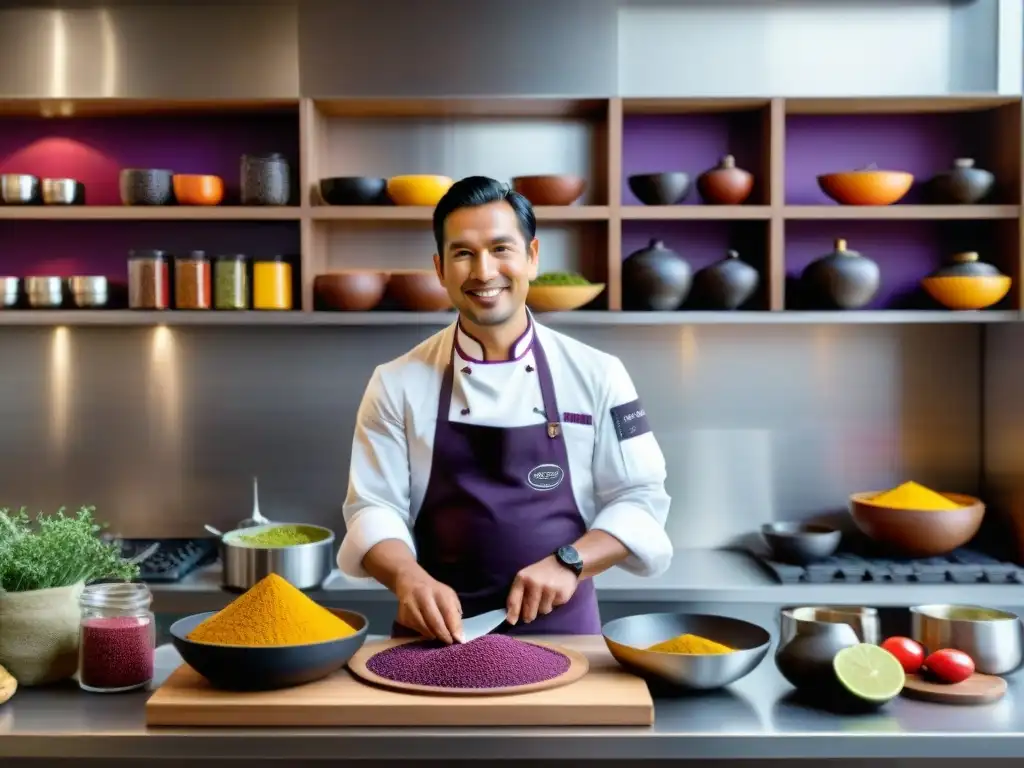 Un chef peruano fusiona tradición y modernidad en platos peruanos