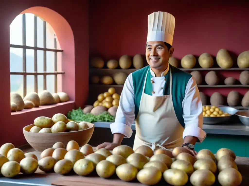 Chef peruano exalta el poder de la papa en cocina tradicional con variedades coloridas