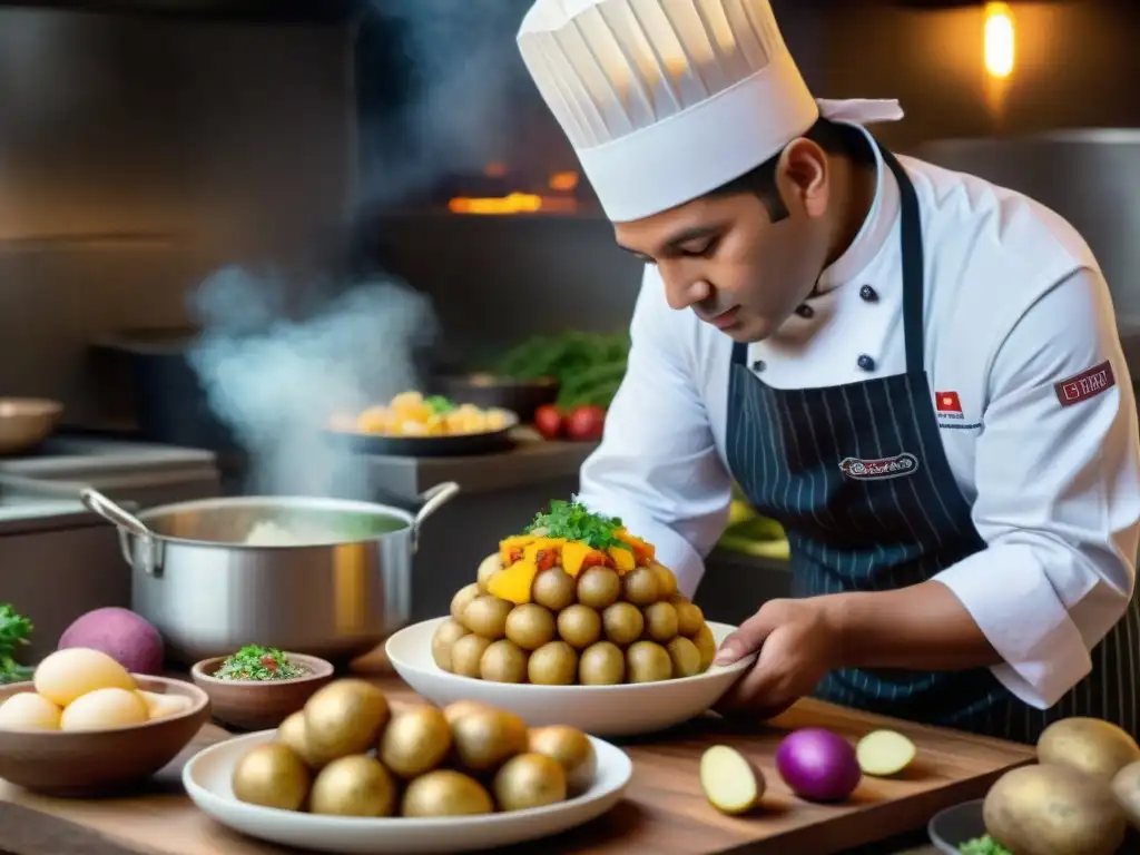 Chef peruano exalta el poder de la papa en su cocina creativa con variedades peruanas