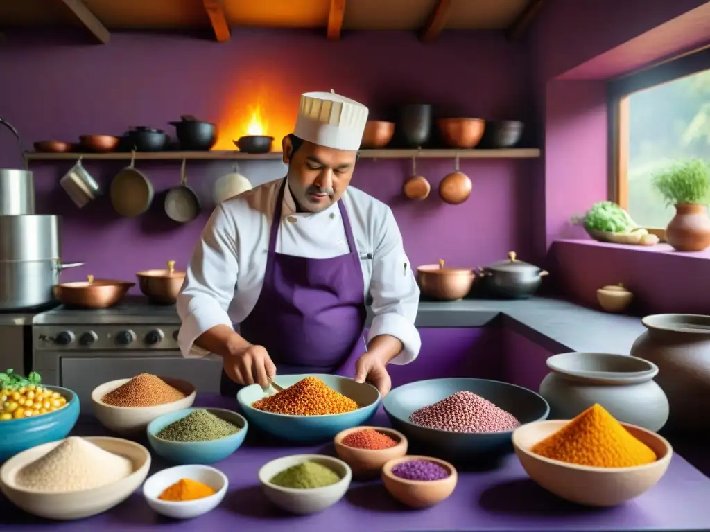 Chef peruano revive recetas ancestrales en cocina tradicional llena de historia y color