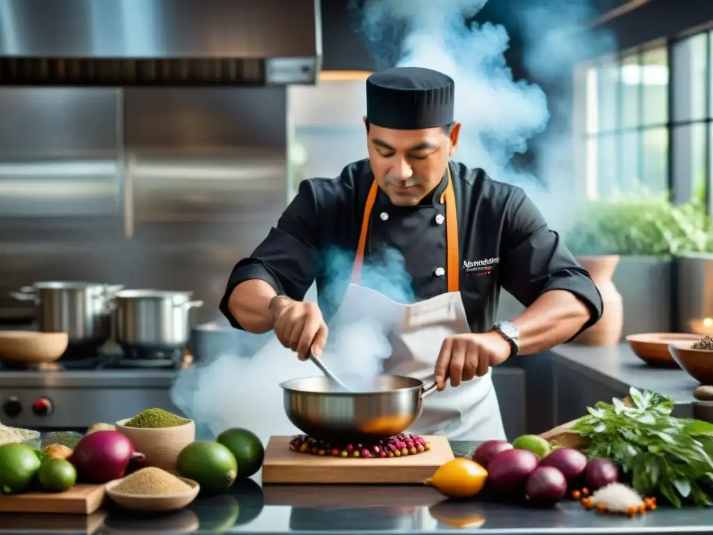 Un chef peruano fusiona secretos culinarios Amazonía Peruana en cocina moderna