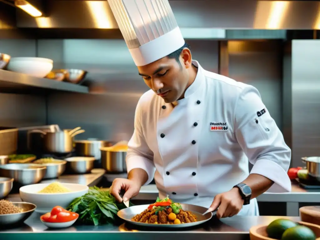 Un chef peruano fusiona tradición y vanguardia en la cocina