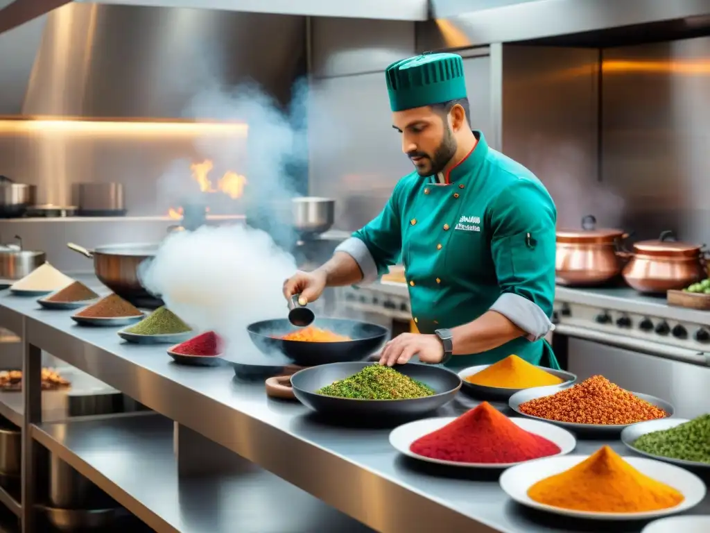 Chef Novandino fusiona tradición y modernidad en cocina vibrante Chef presenta plato colorido con ingredientes autóctonos en cocina novandina de fusión