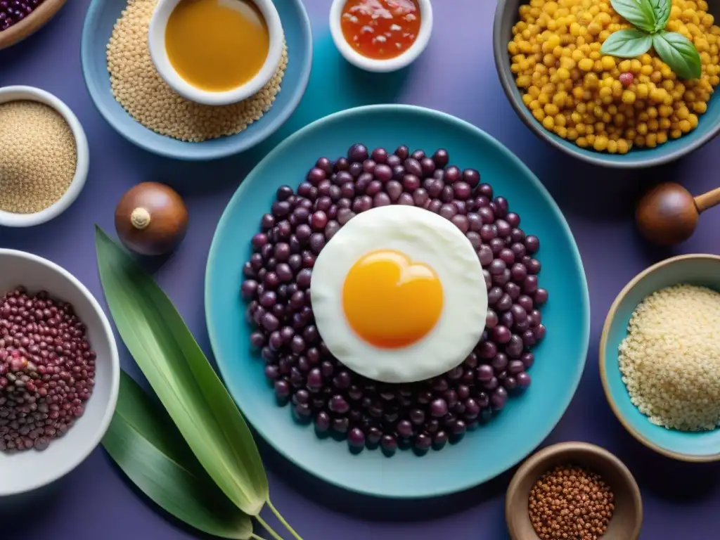 Un chef prepara postres tradicionales peruanos deliciosos en una cocina vibrante y acogedora