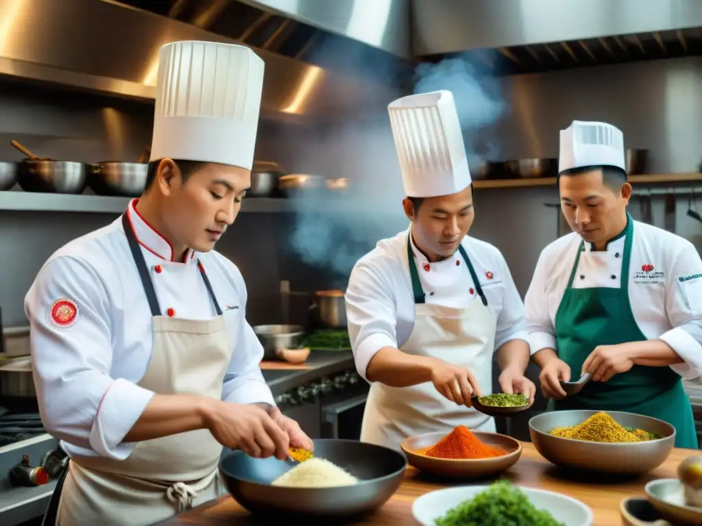 Chefs peruanos y chinos fusionan sabores en cocina innovadora