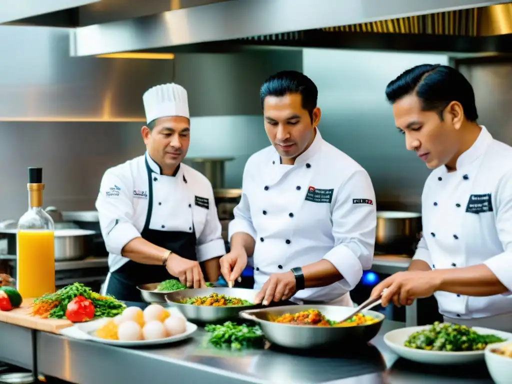 Chefs peruanos creando platos de fusión con pasión y secretos de cocina