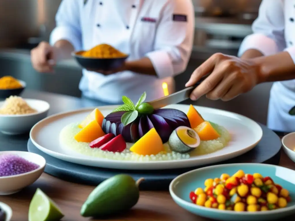 Una cocina peruana tradicional e innovadora rebosante de color y sabores, donde se preparan platos clásicos y modernos