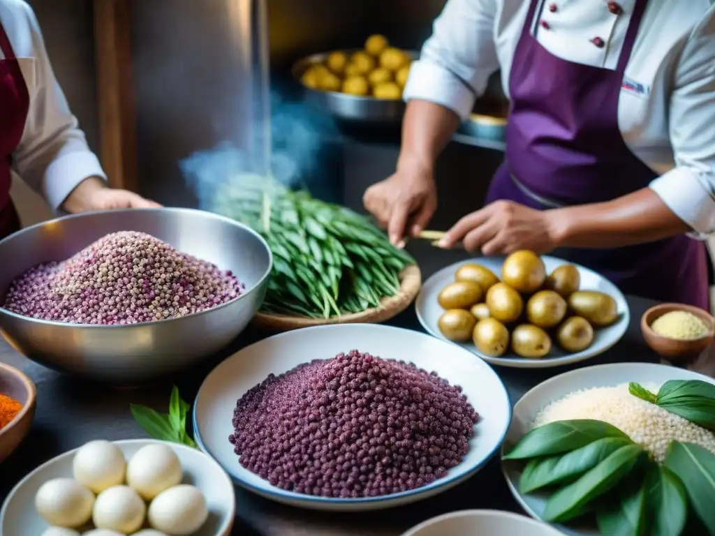 Cocina peruana vibrante con fermentación de ingredientes autóctonos