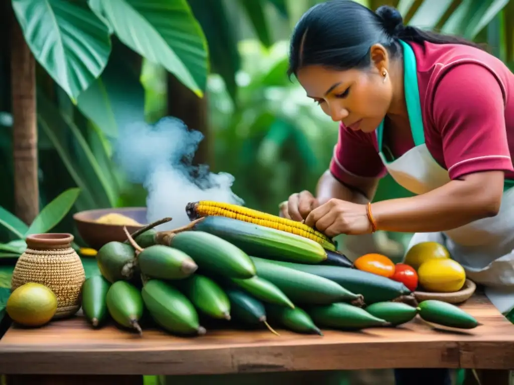 En la cocina de la selva peruana, el chef prepara platos icónicos rodeado de ingredientes autóctonos