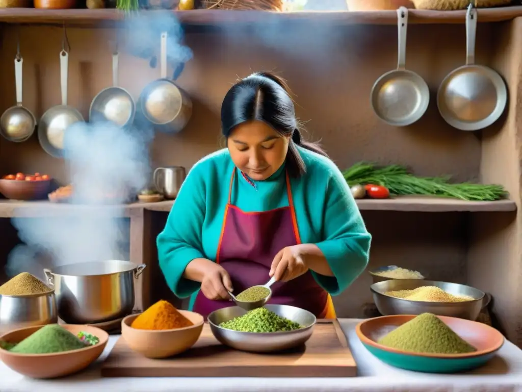 Un cocinero peruano prepara cuy en una cocina rústica del sur de Perú, en una escena que refleja la auténtica ruta culinaria cuy sur Perú