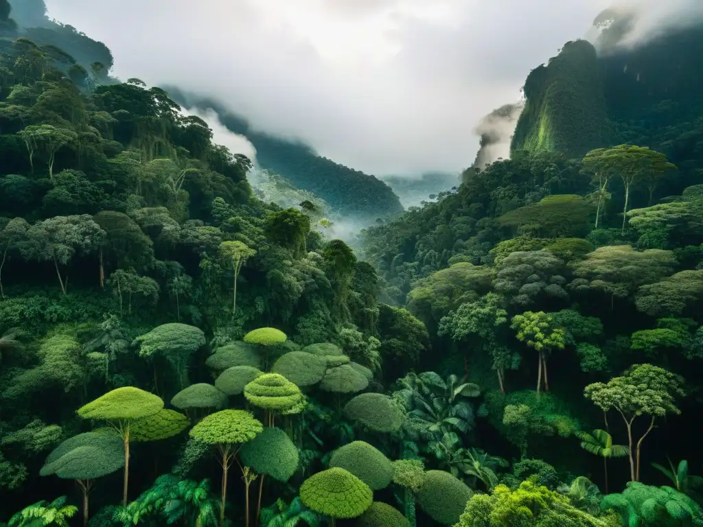 Densa selva del Amazonas peruano con ingredientes silvestres cocina selva Perú