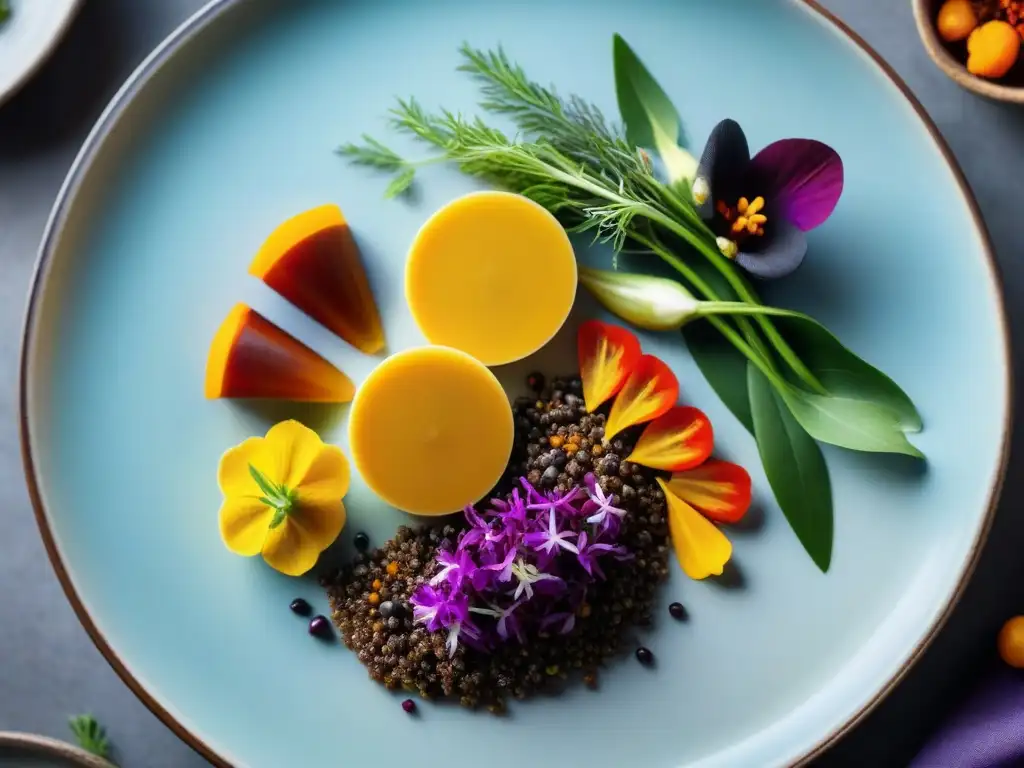 Detalle colorido y fresco de un plato peruano artesanal, resaltando la riqueza culinaria y la conservación patrimonio culinario Perú