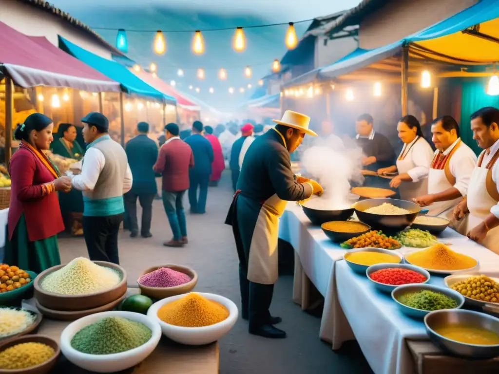 Explora la diversidad y tradición del Festival Gastronómico Mistura en Perú