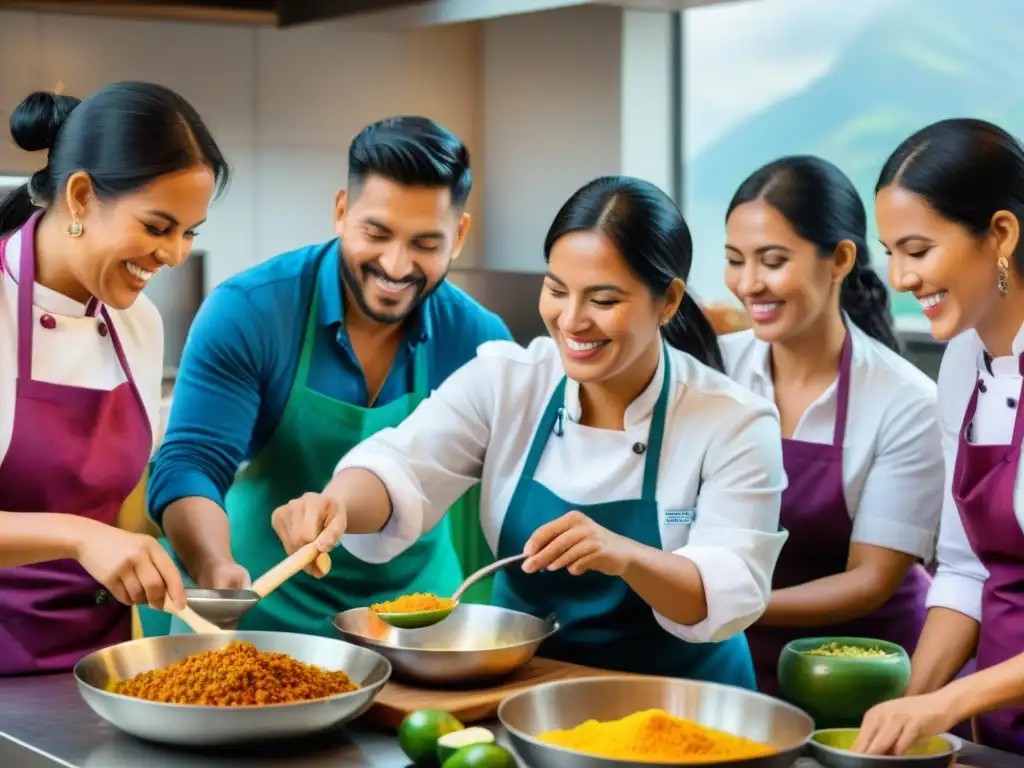 Experiencia culinaria inclusiva en Perú: Una clase de cocina llena de diversidad, camaradería y alegría