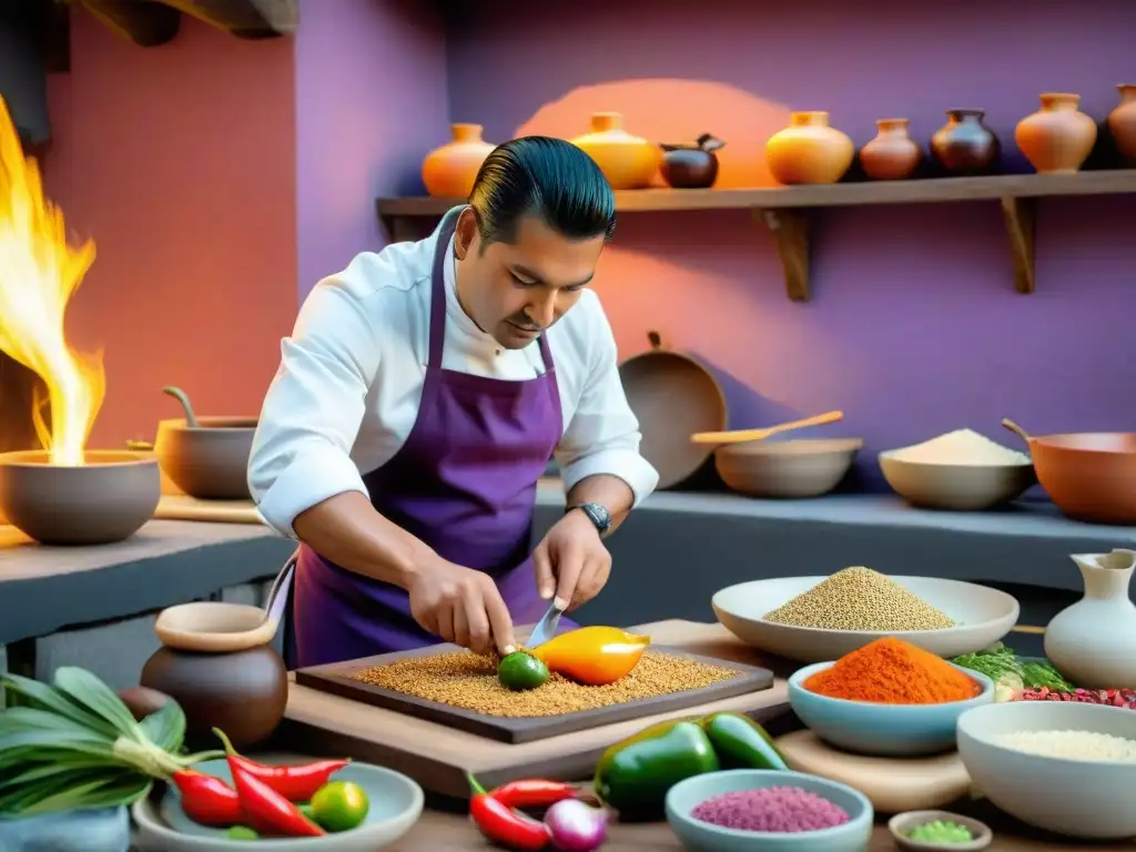 Una experiencia culinaria inmersiva aprendiendo los Fundamentos de cocina peruana para principiantes con un chef peruano renombrado