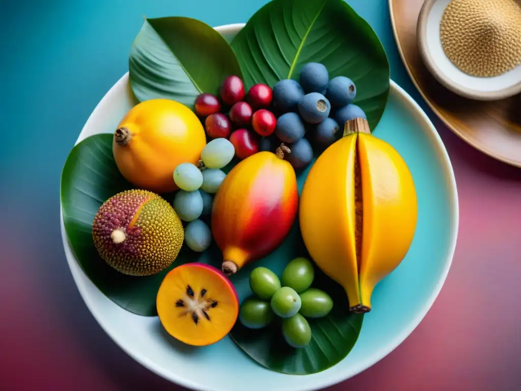 Una explosión de colores y sabores exóticos en un plato de cocina amazónica: ¡descubre la riqueza de la Amazonía!