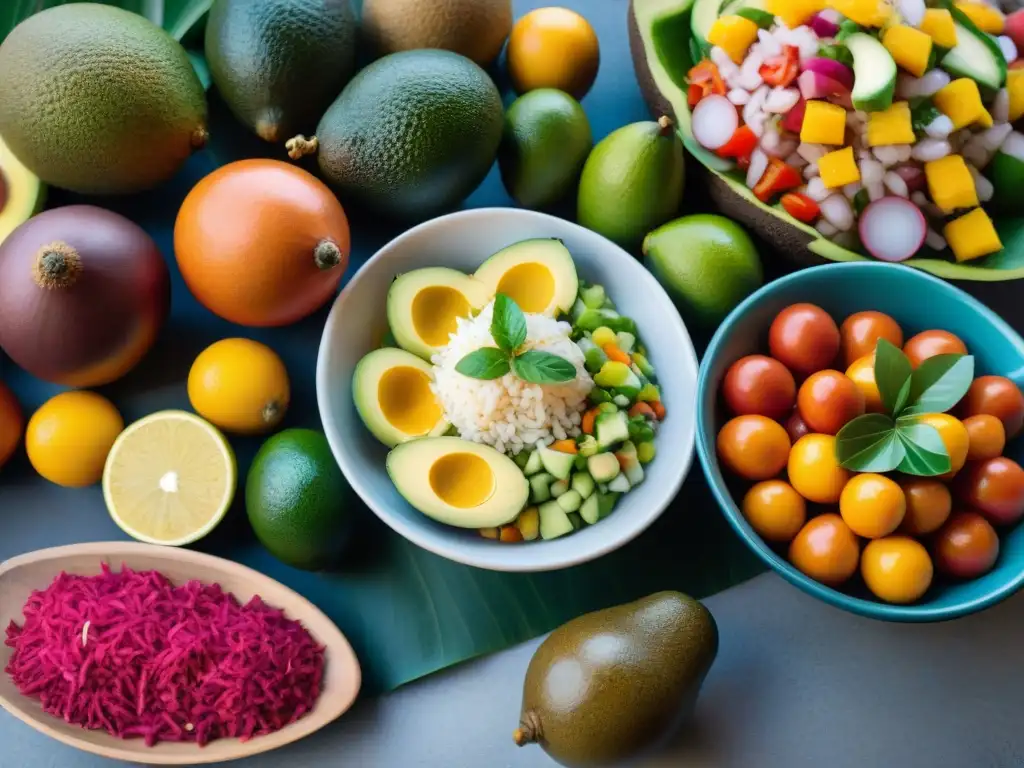 Una explosión de colores y sabores en el Mercado Surquillo: diversidad gastronómica peruana en todo su esplendor