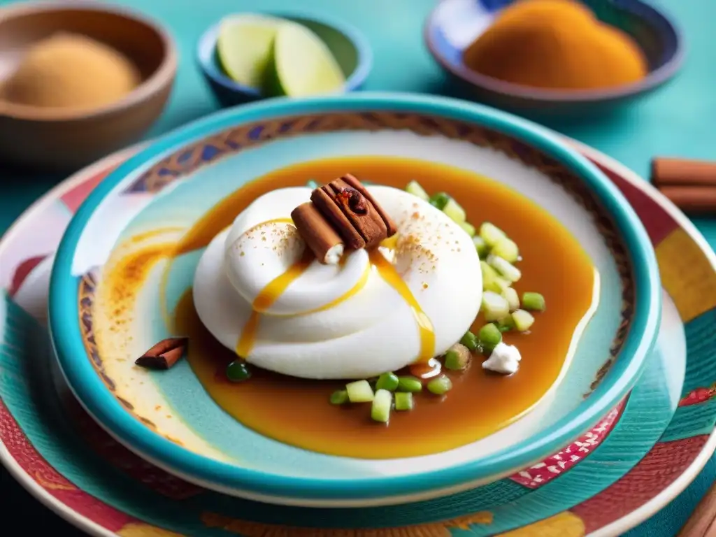 Un exquisito 'suspiro a la limeña' en un libro de postres tradicionales peruanos sabrosos