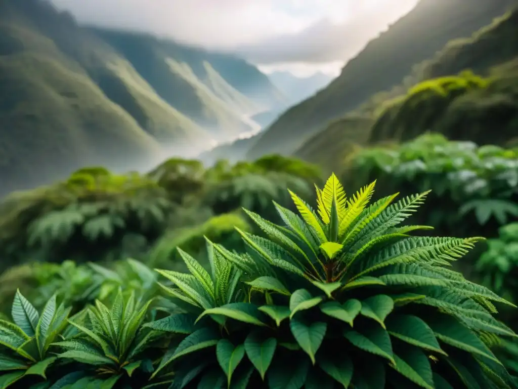 Explora la exuberante selva peruana con una planta Uña de Gato, propiedades inmunes