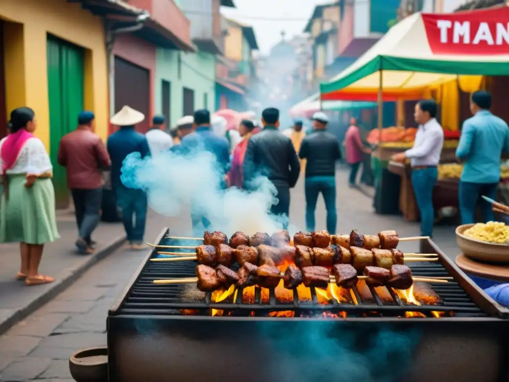 Festival de Anticucho en Lima: sabores autóctonos cobran vida en bulliciosa calle peruana