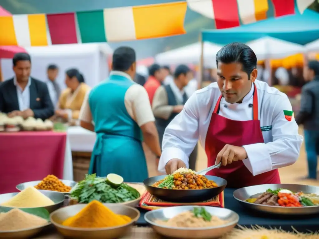 Un festival culinario internacional vibrante con cocina peruana eventos internacionales