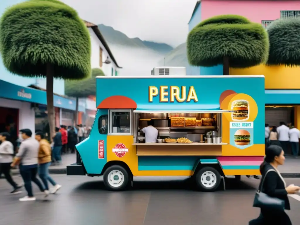 Food trucks tecnológicos en Perú: Una escena vibrante en las calles de Lima, donde la innovación culinaria se fusiona con la tecnología