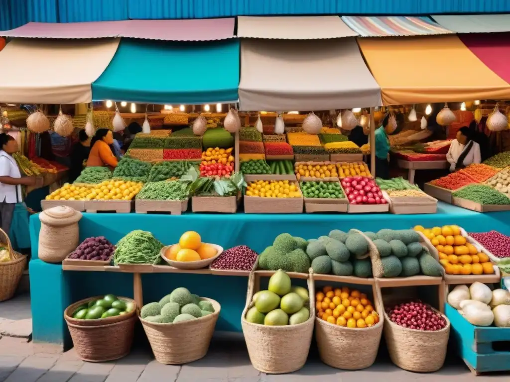 Experimenta la adaptación gastronómica peruana en un mercado vibrante, cautivador y lleno de colores, sabores y aromas frescos