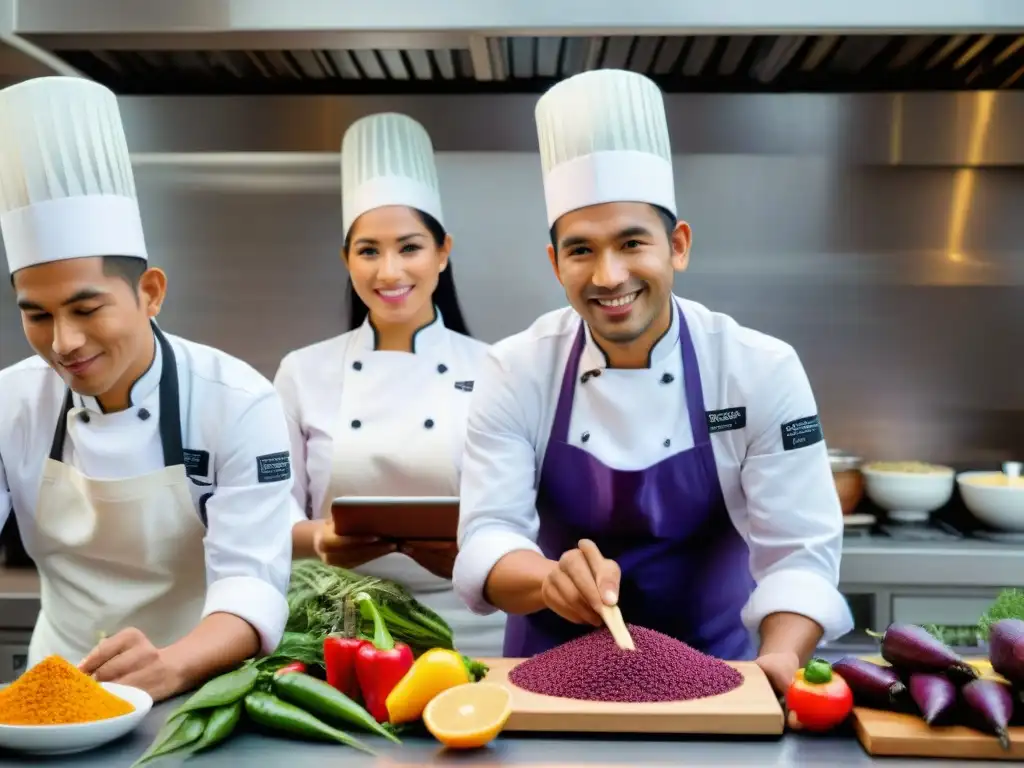 Jóvenes chefs peruanos innovando en cocina gourmet con ingredientes tradicionales, tecnología y pedidos online