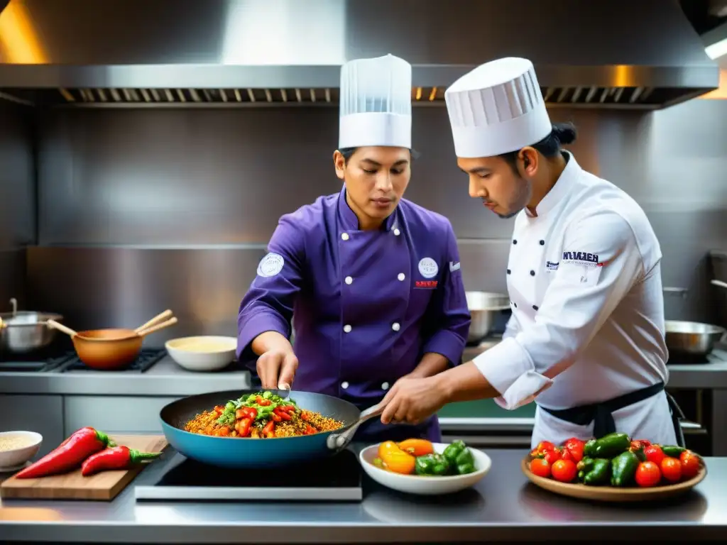 Jóvenes chefs peruanos talentosos fusionando tradición e innovación en la cocina