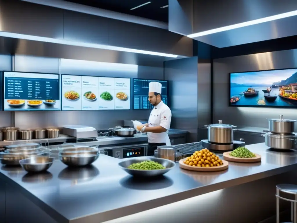 Un laboratorio culinario moderno con inteligencia artificial en gastronomía peruana