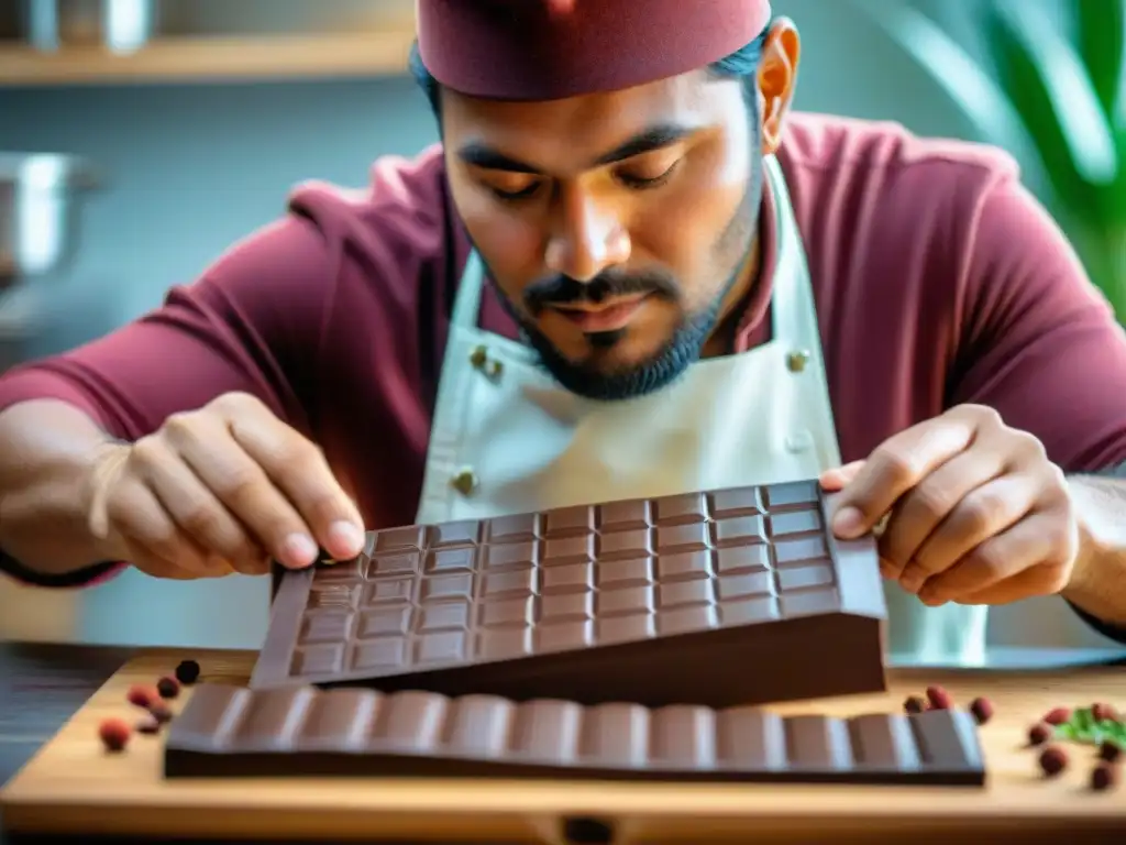 Un maestro chocolatero en Perú crea innovaciones de chocolate con cacao peruano en 2021