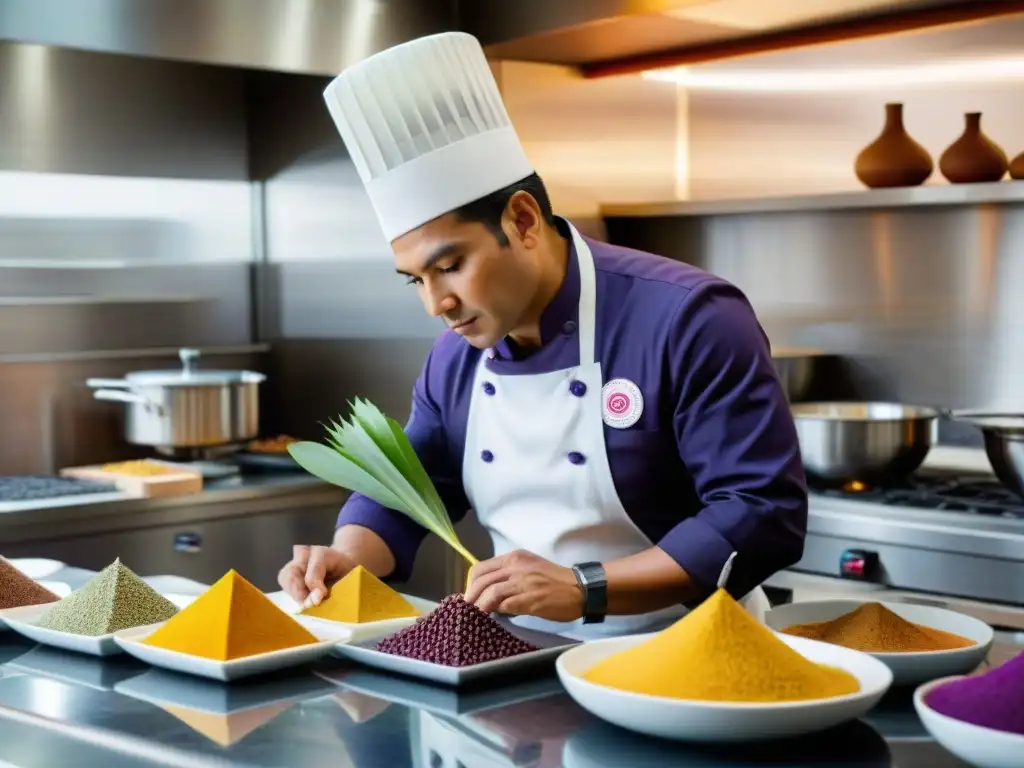 Un maestro pastelero peruano innova con ingredientes nativos al preparar postres tradicionales