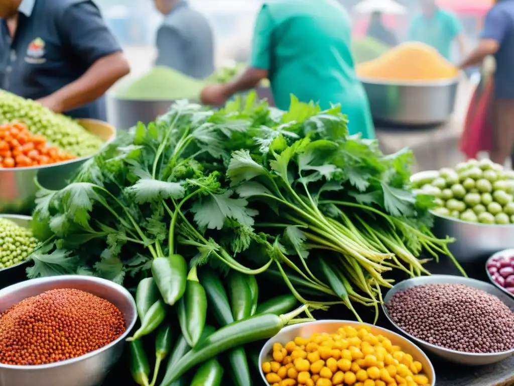 Mercado en Lima: Gastronomía peruana, platos tradicionales y fusiones en un ambiente vibrante