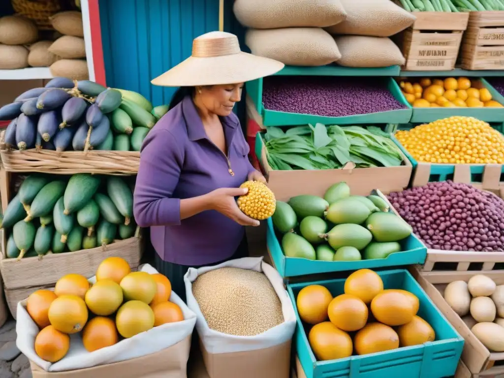 Explora el mercado peruano con vibrantes productos locales de 'Startups cajas suscripción alimentos peruanos'