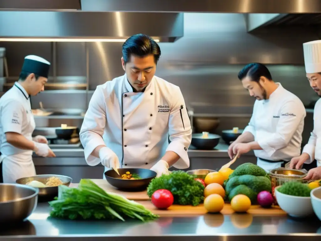 Mitsuharu Tsumura lidera la revolución culinaria peruana en la cocina de Maido, creando platos Nikkei innovadores