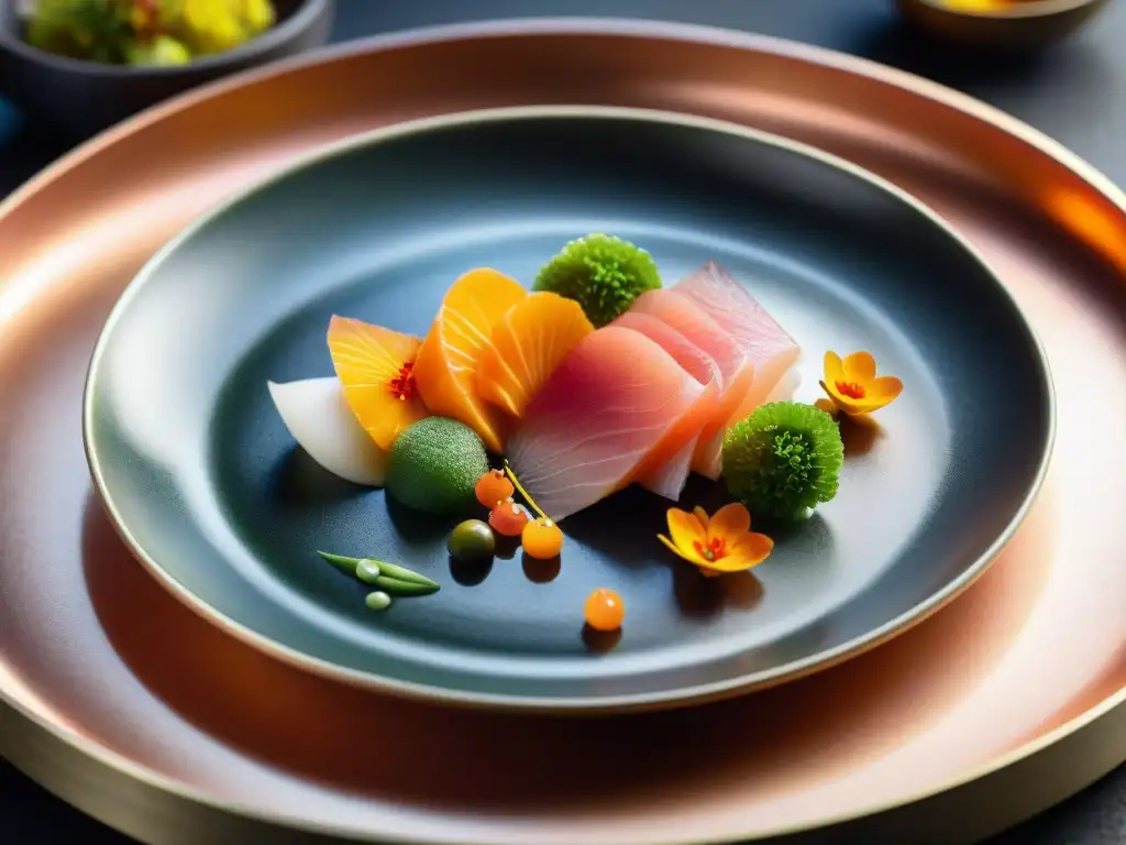 Una obra de arte culinaria nikkei en Maido restaurante cocina nikkei Perú